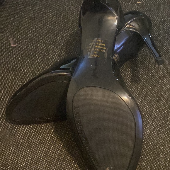 Ralph Lauren Raquel Crisscross Black size 8 - Picture 6 of 12